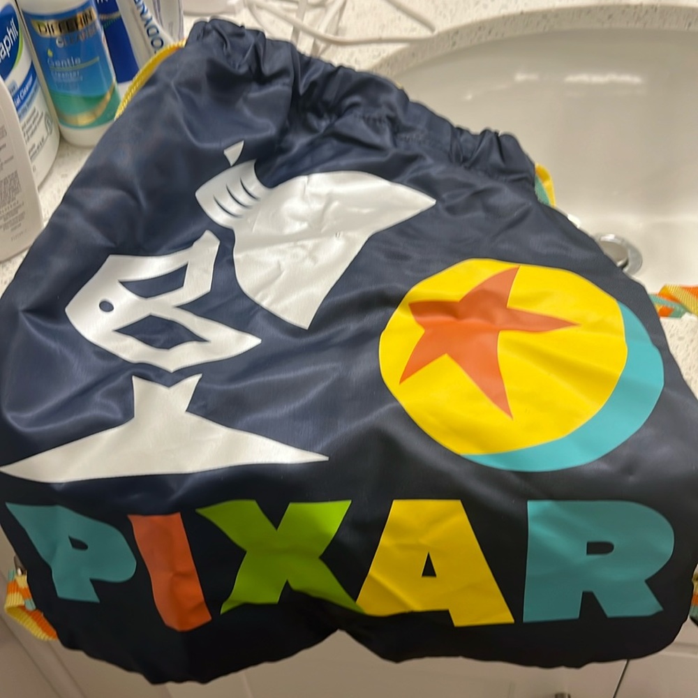 Brand New Pixar Draw String Bag